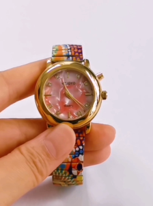 English Talking Watch with Alarm Function for Ladies Speaking Date and Time TAG-14