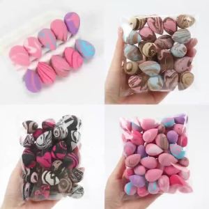 Bộ Bông Phấn Trang Điểm Mini Dùng Được Cả Khô Và Ướt Phù Hợp Với Mọi Loại Da - Gói 10/20/30/50/100 Cái Chất Liệu Polyurethane