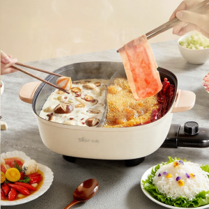 Bear | Dual-Flavor Electric Hot Pot Large Capacity Multi-Function