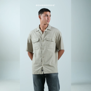 Bombboogie Kemeja Pria Regular Zamas Khaki 22938B5KH