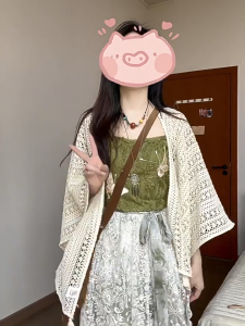 ⚡Port⚡ 2025 new Tassel Knitted Cardigan Retro Ethnic Style Smock Holiday Style Women Thin Shawl