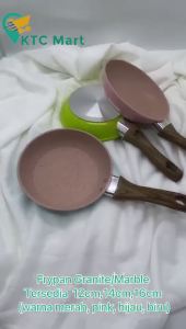 Panci Anti Lengket Granite Frypan Mini Anti lengket Marble | Premium Cookware | Penggorengan KTC Mart OBLEROME