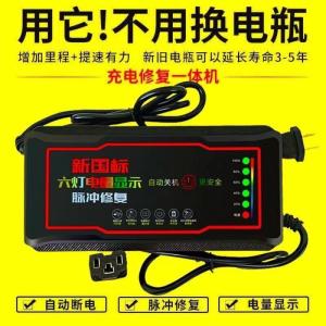 Pulse Maintenance Repairer for Electric Cars Battery Charger 48V 60V 72V Lead Acid Battery Activator Dead Battery Restorer