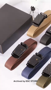 TERBARU !! IKAT PINGGANG KANVAS KEPALA RANDOM BESI / SABUK PRIA TACTICAL MODEL JEPIT TALI HALUS - AH-119