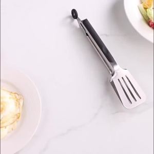 2 Pcs Stainless Steel Kitchen Tongs 9 12 inch Locking Cooking Tongs Non-Slip Metal Food Tongs BBQ Grilling Tongs Serving Clip