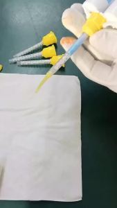 50/100PCS Disposable Dental Impression Mixing Tips Yellow 1:1 Intraoral Tip For Impression Material Nozzles Mixing Tube