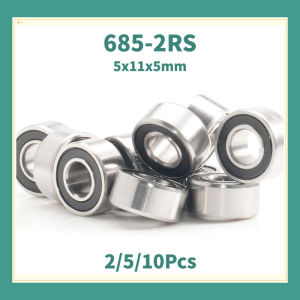 2/5/10Pcs 685-2RS Mini Thin Wall Deep Groove Ball Bearings 5×11×5mm Double Rubber Sealed