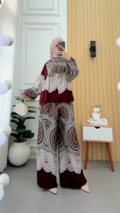 ONE SET TERBARU 2025 // SETCEL RAYON VISCOSE WANITA KEKINIAN // STELAN RAYON WANITA TERMURAH // NEW ONE SET // COD // YSF FASHION