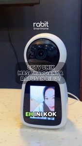 RABIT SMART IP CCTV WIFI CAMERA INDOOR PTZ SCREEN FULL HD 2 MP TWO WAY VIDEO CALL