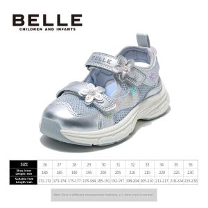 Belle | Thick Sole Breathable Mesh Mary Jane Children Sports Shoes