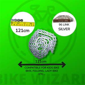 SINGLE SPEED CHAIN | MAYA 114L FIXED STAR 96L DID 96L | Kids Bike BMX Fixie | BIKE PARTS - 1PC