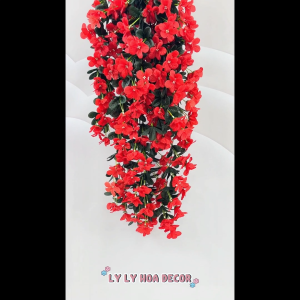 Dây hoa tử đằng rủ Dây hoa đỗ quyên rủ hoa lụa cao cấp. Hoa Lụa Decor