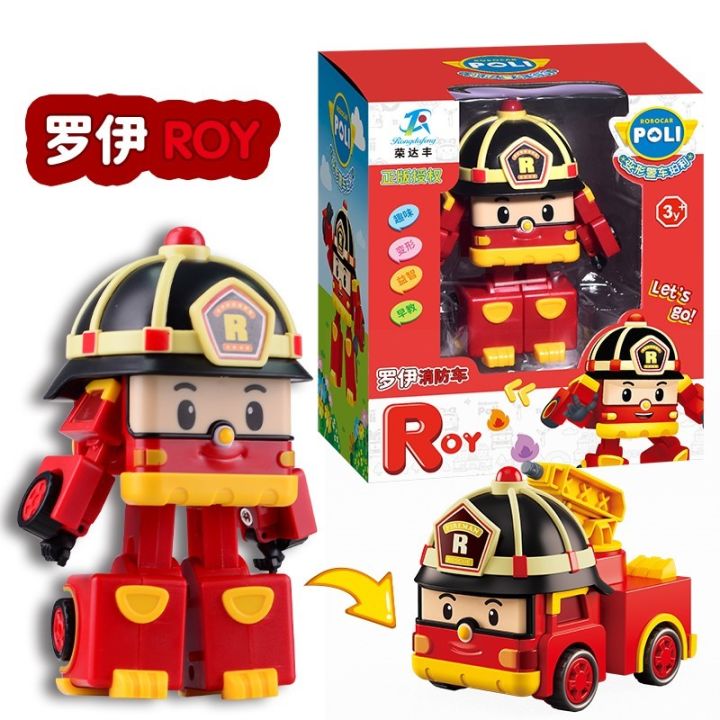 Đồ Chơi Xe Cứu Hỏa Và Xe Cấp Cứu Lớn Poli Rescue Team Roy Fire Truck ...