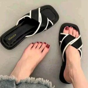 sandal wanita slip on kekinian sandal super simple