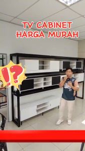 F&F :TV Cabinet 4/5/6 Feet /TV Console/ Media Storage/ Rak TV /Almari Tv / Tv Kabinet /Coffee Table