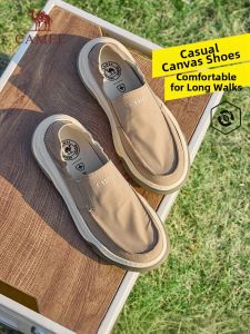 CAMEL | Water Repellent Comfortable Slip On Canvas Shoes