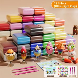 BABYSHOME | Non-toxic Childrens Modeling Clay Set 24 Colors