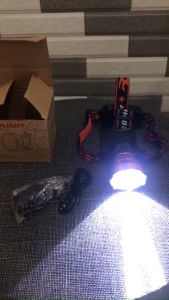 Đèn pin LED đèn đội đầu T017 chính hãng Mayor Wolf .