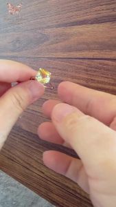 Natural Citrine S925 Sterling Silver Adjustable Ring for Women Cushion Cut Yellow Gemstone Statement Jewellery Real Item Photo (Style #14)-RRC