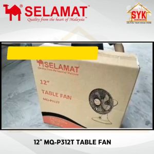 SYK SELAMAT Table Fan 12 Inch MQ-P312T Electric Fan Home Appliances Kipas Meja Angin Selamat Kipas Duduk