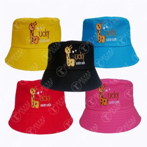Topi Bucket Anak Jerapah Bordir: Desain Unik & Kualitas Tinggi