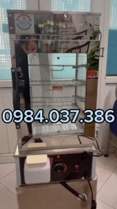 Tủ trưng bày và giữ nóng bánh bao 5 tầng hàng cao cấp