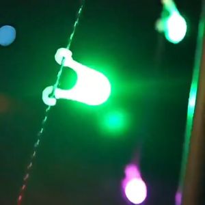 LED String Guard Light Mini Outdoor Camping Rope Hanging Warning Lamp Flashlight Safety Silicone Lampu Tali Battery