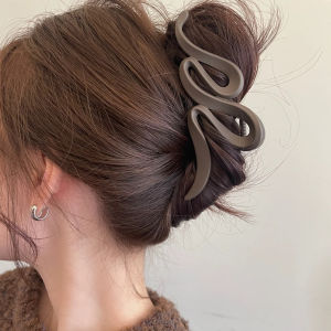 Large Maillard Head Gripper Clip Womens 2024 New High-Quality Shark Clip Back of  Hair Clip Hair Accessories