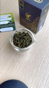 Hũ Trà Olong Bảo Lộc Lâm Đồng Trà Vụ Xuân Hảo Hạng Thiện Tài Lọ Thủy Tinh 175gram Quà tặng