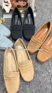 HELIVA MARVELIA Sepatu Pantofel Kerja Wanita Hak Tahu Sol 6cm HV7800
