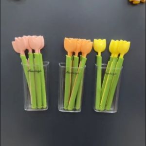 Sealing clip 5 ชิ้น+กล่องแม่เหล็ก แม่เหล็กติดตู้เย็น คลิปปิดผนึก พลาสติก การออกแบบคลิปและซีลที่รวดเร็ว