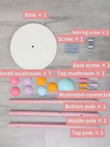 Kids Mushroom Coat Rack Colorful Organizer for Hats Bags Clothes Keep Room Tidy Perfect for Childrens Space