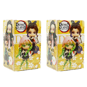 Bandai | Anime Demon Slayer Figure Tanjirou Agatsuma Zenitsu Kyoujurou Anime Model Qposket Action Figure PVC Collection Toy Kids Gift