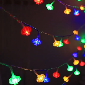 Dây Đèn Led Đủ Màu Dài 8M Có 8 Chế Độ Điều Chỉnh Đèn Đèn Nháy Trang Trí Hình Đèn Lồng Mini Decor Không Gian Lung Linh