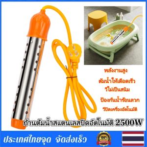 Sydneywind - เครื่องทำน้ำอุ่นพลังงานสูงแบบพกพาเครื่องทำความร้อนอย่างรวดเร็วองค์ประกอบเครื่องทำความร้อนไฟฟ้าลอยความเร็วแช่หม้อไอน้ 【 2500W】(220V)