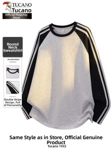 TUCANO | Contrast Color Stripe T-Shirt Long Sleeve Top