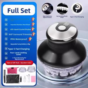 MONLEYTA | German Haircutting Device Mens Self-Haircut Flat Top Full Electric Flying Saucer Electric Push Home Use Hairdressing Tool