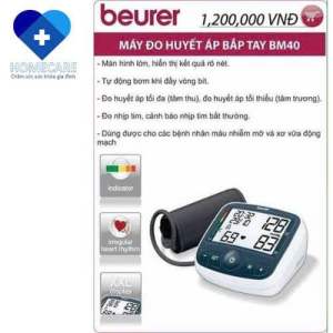 Máy đo huyết áp bắp tay Beurer BM40 (Có adapter) ( Bảo hành 3 năm )