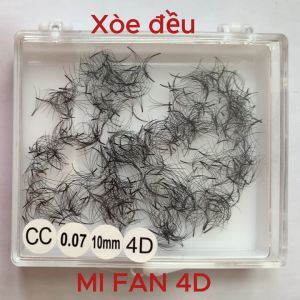 Mi fan 4D hàng chuẩn xuất khẩu/ 500 fan 1000 fan / CCCD / 0.07 tóc đen Hàn Quốc