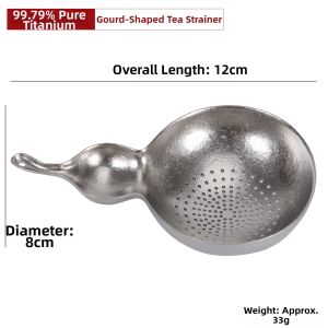 XINLONGTANG | Pure Titanium Tea Filter 2026