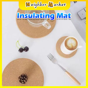 Durable Anti-slip Round Cork Coaster /Drink Coffee Tea Insulated Cup Pad/Kitchen Accessories