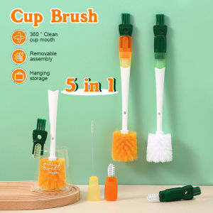5Pcs Baby Nipple Milk Bottle Brushes Sponge Cleaning Tools Straw Brush Baby Bottle Teat Brush Pacifier Brush Feeding Bottle Brush 360 Degree Sponge Cleaner 奶瓶刷子| Mama House