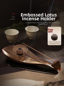 Ceramic Lotus Incense Holder for Home Use