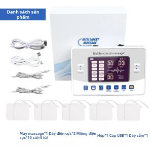 Máy Kích Thích Cơ Điện TENS EMS Massage 12 Chế Độ 30 Cấp Độ Máy Xung Di Động Có Thể Sạc Lại Để Thư Giãn Cơ Thể 10000MAh