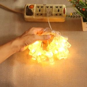 Photo Wall Color light Warm light LED String light Photo Wall decoration Room Scene Layout Fairy light Clip light string Birthday party wedding decoration romantic atmosphere light