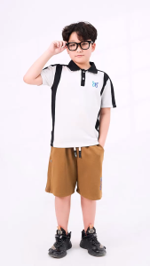 Set Đồ Bé Trai Áo Polo Quần Đùi Bl Halo 8-38Kg 3 Màu Chất Vải Mát Bộ Polo Bé Trai Mùa Hè Phong Cách Thể Thao QSDC11AL14