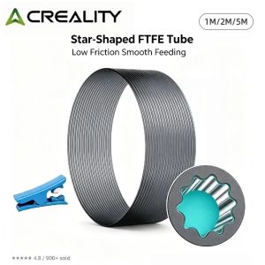 Creality | Creality Official PTFE Tube Low-Friction Star-Shaped Inner Channel 260°C High Temperature Tubing with Cutter 3D Printer Parts