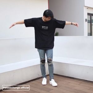 Kaos Oversize Polo Exchange Jumbo Pria & Wanita - T-shirt Big Size Estetik Pasangan - Model 10100