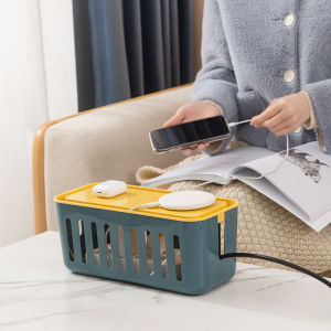Desktop Organizer for Router and Chargers Plastic Large
