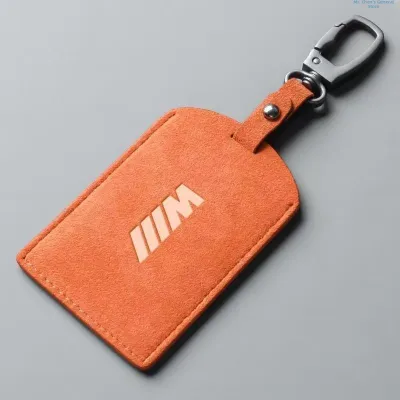 Suede Card Key Case for BMW New 5 Series X5 X7